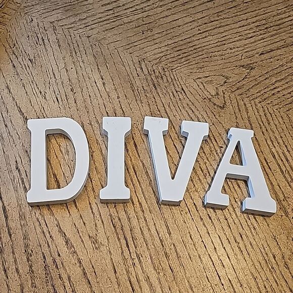 Diva wooden letter blocks - Picture 7 of 8